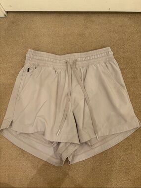 Abercrombie & Fitch Women's Tan Drawstring Athletic Shorts